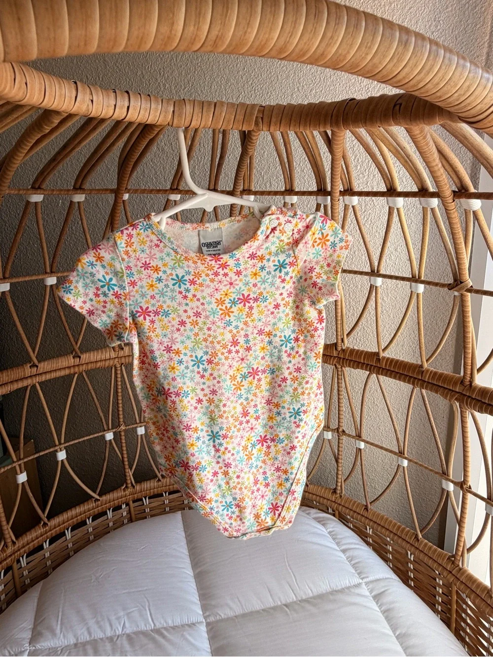 Vintage Oshkosh floral bodysuit